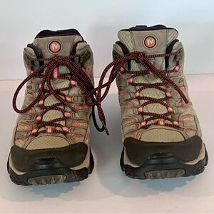 Merrell  Moab 2 J06058W Waterproof Bungee Cord Mid Hiking Boots Women’s Sz 7.5W